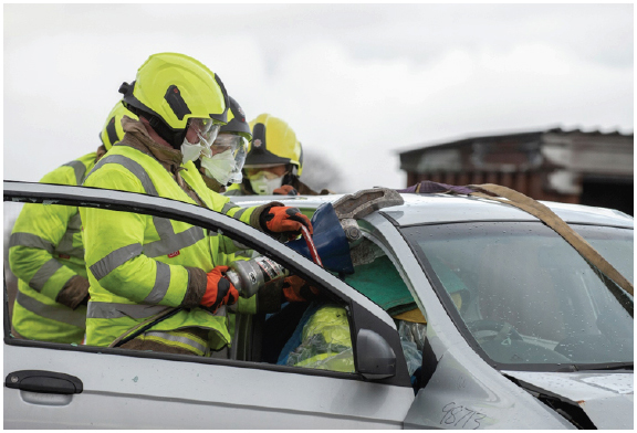 Figure 2: RTC tool-handling training - SFRS Corporate Communications